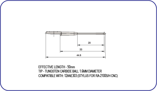 Mitutoyo Roundness Stylus 12AAE303