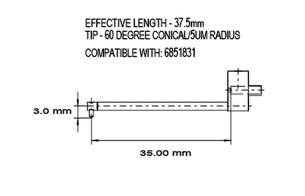 Mahr Stylus 6851831 Surface Roughness Diamond Stylus - EMI Gage Replacements