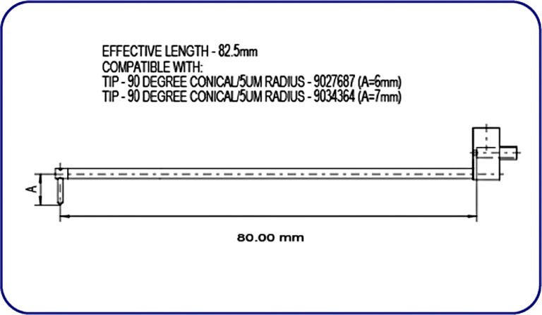 Mahr Stylus 9027687 and 903436 Surface Roughness Diamond Stylus - EMI Gage Replacements
