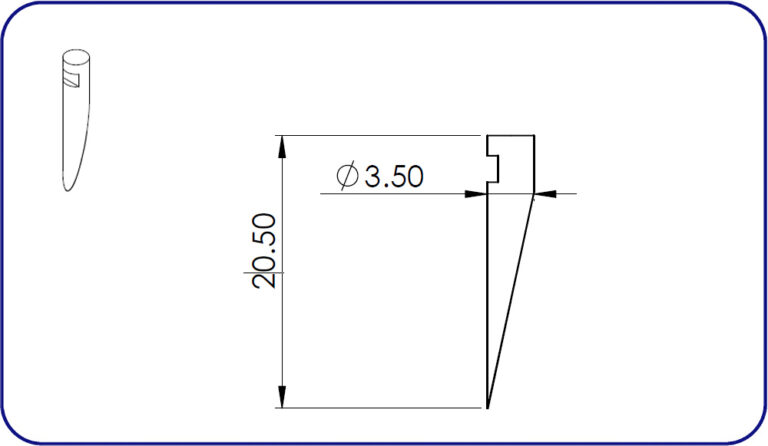Mahr Stylus Contour 6850289, EMI Gage Replacement Stylus