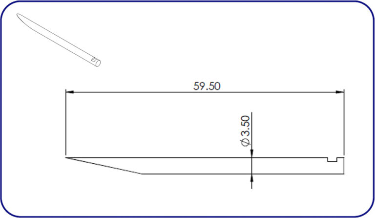 Mahr Stylus Contour 6851517, EMI Gage Replacement Stylus