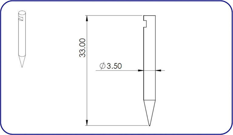Mahr Stylus Contour 6851534, EMI Gage Replacement Stylus