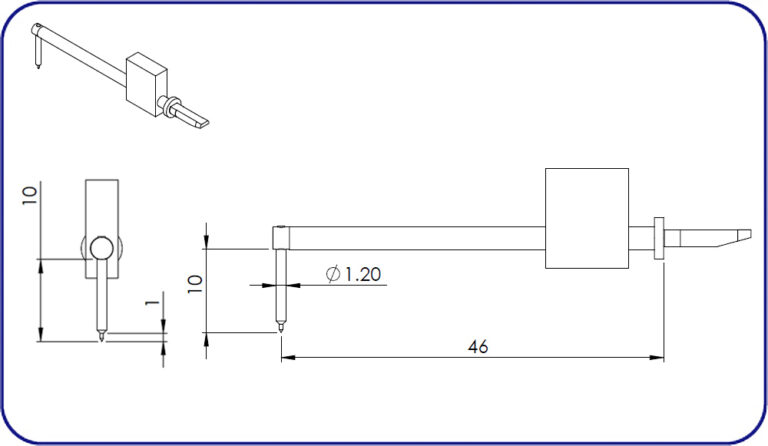 Zeiss, TSK, surface roughness stylus, compatible with DM48505, EMI Gage Replacement Stylus