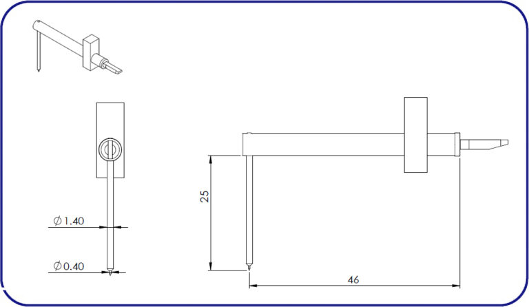 Zeiss, TSK, surface roughness stylus, compatible with DM48515, EMI Gage Replacement Stylus