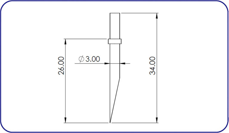 Zeiss, TSK, Contour Stylus, DT45502, EMI Gage Replacement Stylus