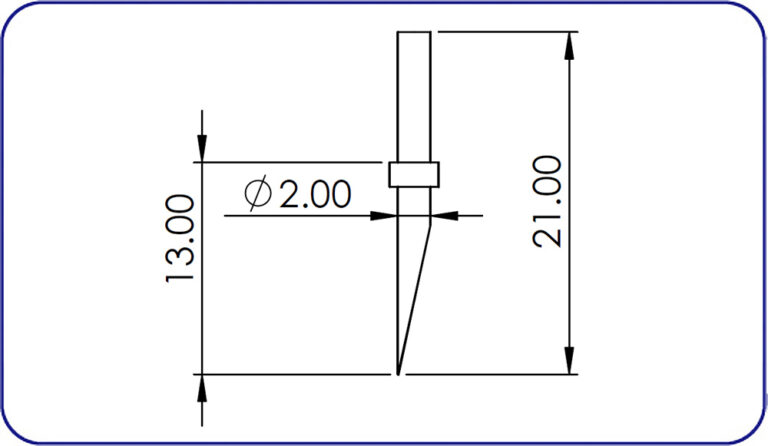 Zeiss, TSK, Contour Stylus, DT45503, EMI Gage Replacement Stylus