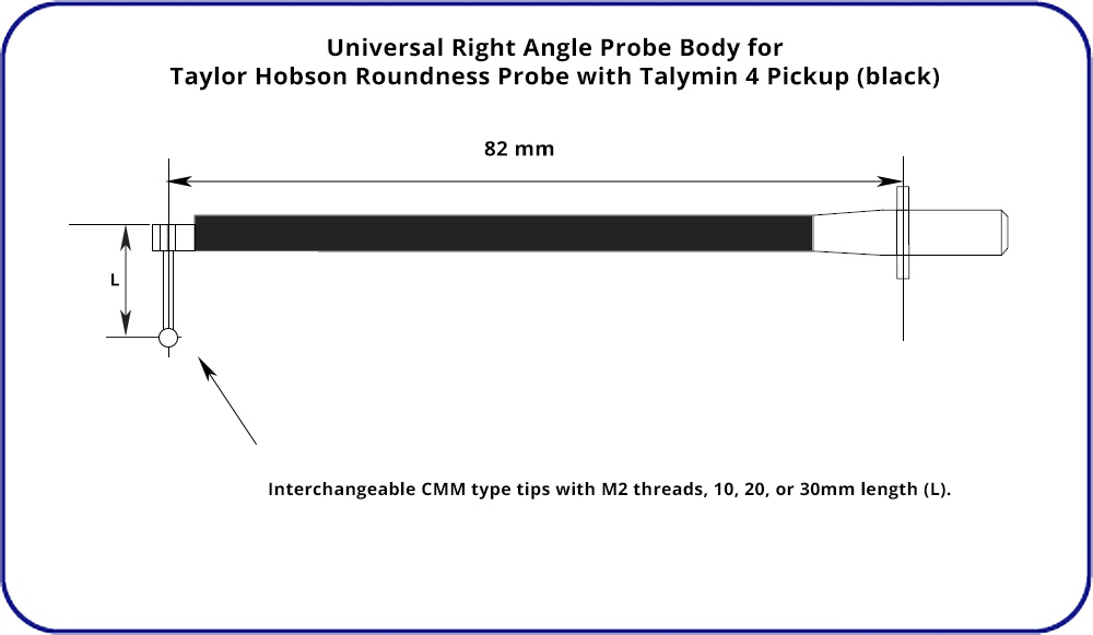 roundness probe, universal roundness probe, taylor hobson, talymin 4
