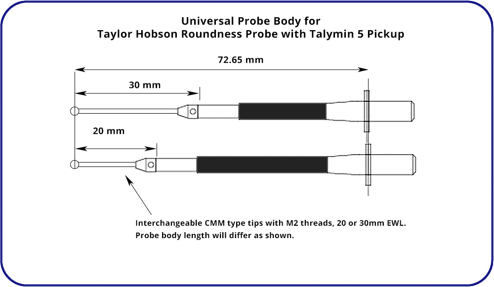 roundness probe, universal roundness probe, taylor hobson, talymin 5