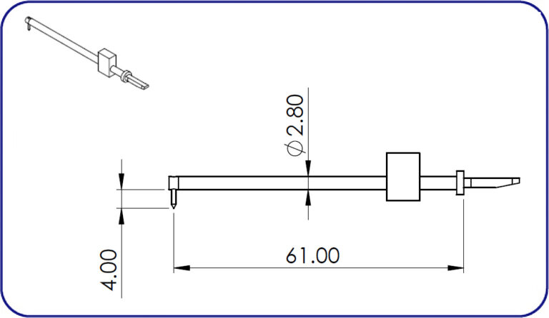 Zeiss, TSK, surface roughness stylus, compatible with DM47539, EMI Gage Replacement Stylus