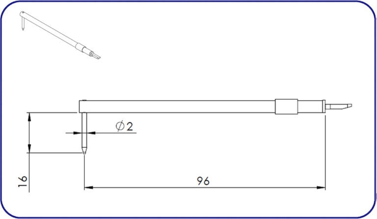 Zeiss TSK DM48508 Replacement Surface Roughness Diamond Stylus