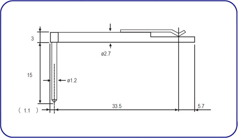 Zeiss TSK DT43815 Replacement Surface Roughness Diamond Stylus