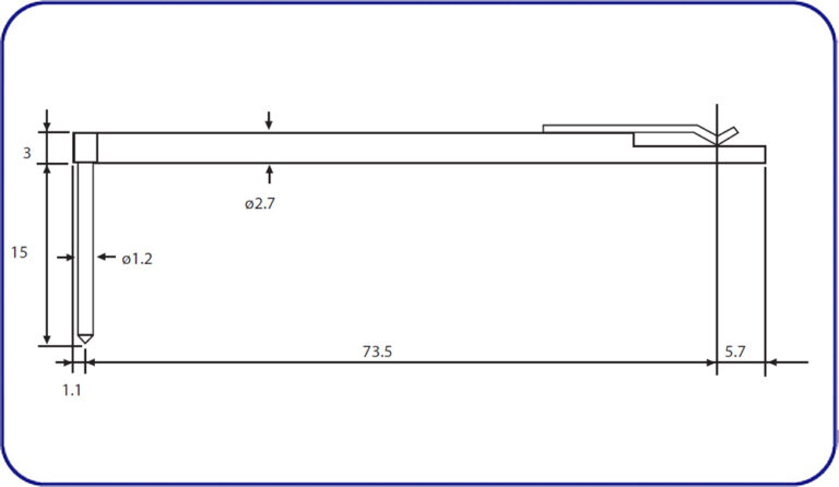 Zeiss TSK DT43825 Replacement Surface Roughness Diamond Stylus