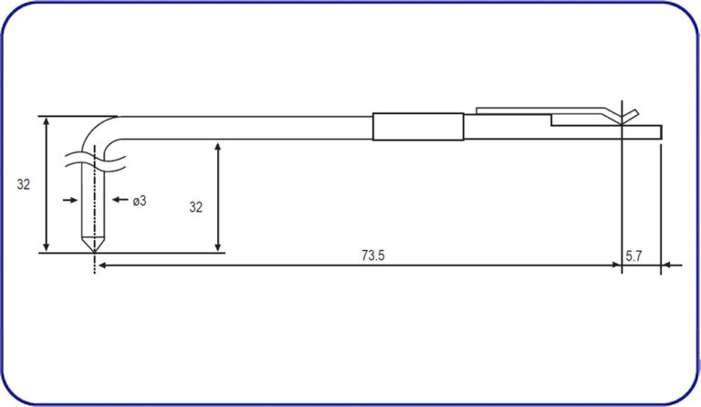 Zeiss TSK DT43826 Replacement Surface Roughness Diamond Stylus