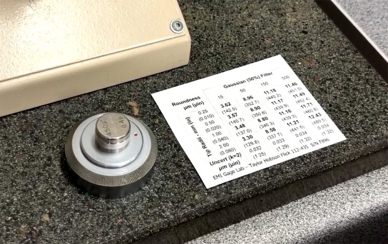 calibrate roundness gage, calibrate roughness age, measurement instrument, measurement gage